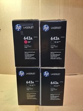 LOT OF 4 Genuine HP 643A Q5950A Q5953A Toner Cartridge BRAND NEW picture