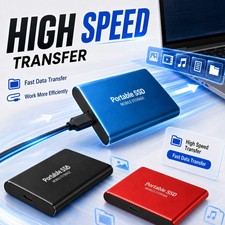 1TB 2TB 4TB 16TB Portable SSD External Hard Drive USB 3.1 Type-C High Speed Blac picture