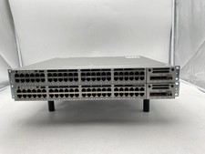 Lot of 2 Cisco WS-C3850-48F-S 52 Port PoE+ Ethernet Network Switch w/2x SFP-10G picture