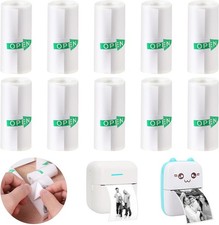 10 Rolls Mini Thermal Printer Sticker Paper 57 x 25mm Self-Adhesive Mini Printer picture