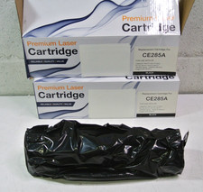 (2) Premium Laser Cartridge CE285A (HP 85A), Black picture