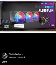 Cooler Master MasterLiquid PL360 FLUX AIO Liquid CPU Cooler MPN PL360 FLUX picture
