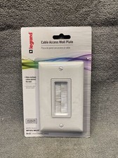 Legrand On-Q Cable Access Strap with Wall PlateHides Cables White WP1014WHV1 KG picture