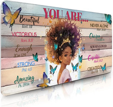 Gaming Mouse Pad, Bible Black Girl Large Mousepad Non-Slip Base, Christian Inspi picture