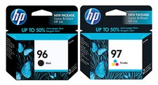GENUINE NEW HP 96/97 (C8767WN/C9363WN) Ink Cartridge 2-Pack picture