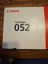 New Open Box. Genuine Canon CRG 052 Black Toner Cartridge - Black (2199C001) picture