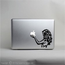 Eve sexy macbook pro skin Vinyl Decal adam and eve snake apple picture