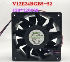 NIDEC V12E24BGB5-52 DC24V 1.40A 12CM 12038 Schneider Inverter Fan 3-wire picture