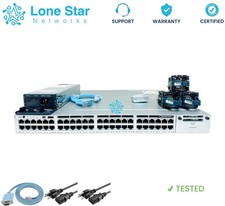 Cisco WS-C3850-48P-L 48-Port Gigabit PoE LanBase Switch w/ 1x PWR-C1-715WAC PSU picture