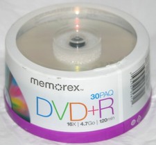 Memorex by Imation Recordable DVD+R - 16x 4.7GB - 30 Pack / Spindle 30 Discs picture
