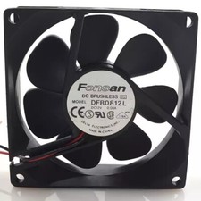 1PCS DFB0812L 8025 DC12V 0.08A 8CM 2-Wire Cooling Fan picture