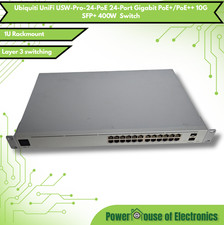 Ubiquiti UniFi USW-Pro-24-PoE 24-Port Gigabit PoE+/PoE++ 10G SFP+ 400W  Switch picture