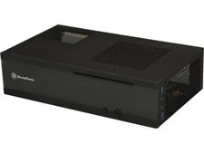 SILVERSTONE Milo series ML05B Black Acrylic Front Panel, 0.8mm SECC body Mini-IT picture