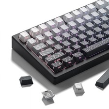 Shine Through Topographic Keycap Set Gradient Side Printed Cherry Profile picture