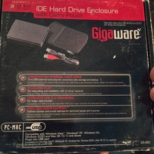 Gigaware 25-420 2.5 IDE Aluminum Exernal HDD Hard Drive Enclosure PC/MAC USB 2.0 picture
