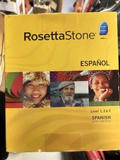 Rosetta Stone Spanish Español Latin America Level 1 2 3 Version 3 Win/Mac CD-ROM picture