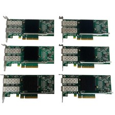 LOT OF 6 SILICOM DP 10GB PCIE NETWORK ADAPTER PE210G2SPI9AE-XR-NU picture