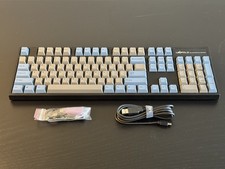 Leopold FC900R PD Blue/Grey Wired Full-Size Mechanical Keyboard Cherry MX Clear picture