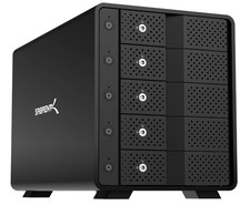 SABRENT 5-Bay USB-C 10Gbps 3.5in Hard Drive Enclosure & DAS Dock (DS-SC5B)--used picture