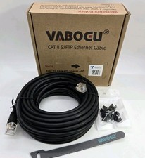 New Vabogu Cat 8 Ethernet Cable, 35ft Heavy Duty High Speed Indoor-Outdoor Cable picture
