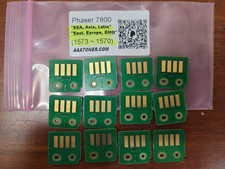 12 x Toner Chip (1573~1570) for Xerox Phaser 7800, 7800DN, 7800DX Refill (DMO) picture
