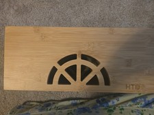 Wood Cable Management Box, Acacia Wood 16.5x 7 picture
