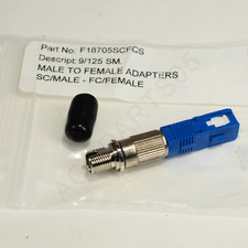 Adapter SC-M to FC-F 9/125 Single-mode FIS Fiber Instrument Sales F18705SCFCS picture