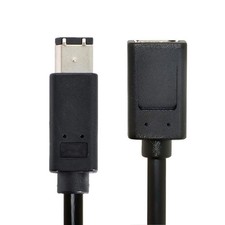 Firewire IEEE 1394a 6Pin Female to 1394 6Pin Male 400-400 High Speed Extensio... picture