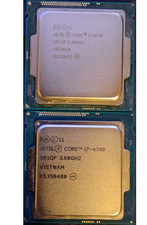 This is a lot of 2 Intel core i7-4790 CPU's picture