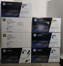 HP 507X 507A BCMY Toner CE400X CE401A CE402A CE403A (Lot of 7) picture