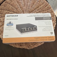 Netgear GS305 /300PAS, 5-Port Gigabet Ethernet Switch :New  Sealed NIB picture