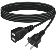 2-Prong AC in Power Cord for BLACK+DECKER LBL700 LB700 Electric Leaf Blower picture