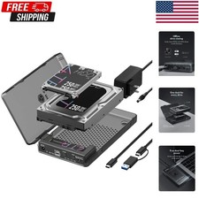 M.2 Nvme & SATA SSD/HDD Docking Station,  USB-C 10 Gbps Hard Drive Clon picture
