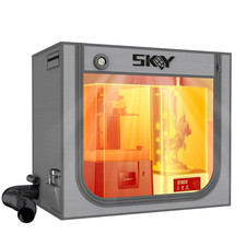SKOUPHY Double Space Resin 3D Enclosure with Ventilation Kit LED Light picture