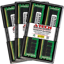 A-Tech 192GB 6x 32GB 2Rx4 PC4-23400R DDR4 2933 ECC REG RDIMM Server Memory RAM picture