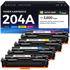 204A Toner Cartridge Set 4-Pack High 4-Pack, picture
