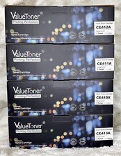 ValueToner CE410X CE411A CE412A CE413A 4-Pack Toner Compatible HP 305X 305A picture