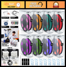 8 Pack Portable 3D Printer Filament Storage Box - Waterproof, Dustproof, Sealed picture