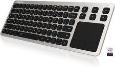 Teclado Inalambrico Con Mouse Integrado Tactil, 2.4G, Tamaño ultra compacto, USB picture