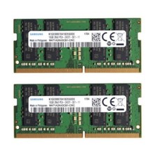 Samsung 32GB (2X16GB) DDR4 2400MHz PC4-19200 SODIMM Memory Ram M471A2K43CB1-CRC picture