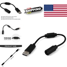 Fast Data Transmission USB Breakaway Cable 26cm Black for Guitar Controllers picture