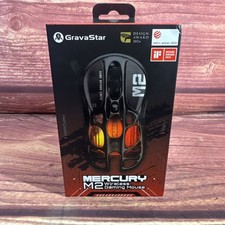 GravaStar Mercury M2 Wireless Gaming Mouse PAW3395 26K DPI RGB Black picture