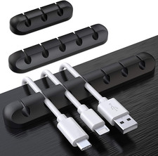 Clips De Soporte De Cable Clips Organizador De Cable Gestion De Cables 3 Paquete picture