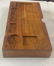 Acacia Wood Monitor Stand Desk Riser Organizer  picture