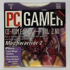 PC Gamer Demo Disc 12 November 1995 CD-ROM Vintage PC Gaming Software picture