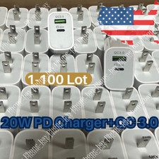 Wholesale Bulk 20W Fast Charger Cube USB C Power Adapter For iPhone iPad Android picture