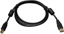Tripp Lite USB 2.0 A/B Gold Device Cable with Ferrite Chokes 6' picture