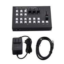 4K Video Switcher HDMI Camera Broadcast Station Controller For laptops/Cameras picture
