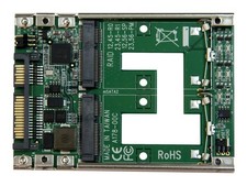 StarTechcom Dual mSATA SSD to 2.5 SATA Raid Adapter 25SAT22MSAT picture
