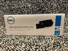 Genuine Dell C5GC3 Cyan Toner Cartridge 1250 1350 C1760 C1765 picture